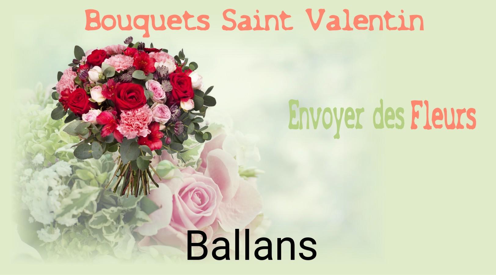 Roses de Saint-Valentin livrées à Ballans